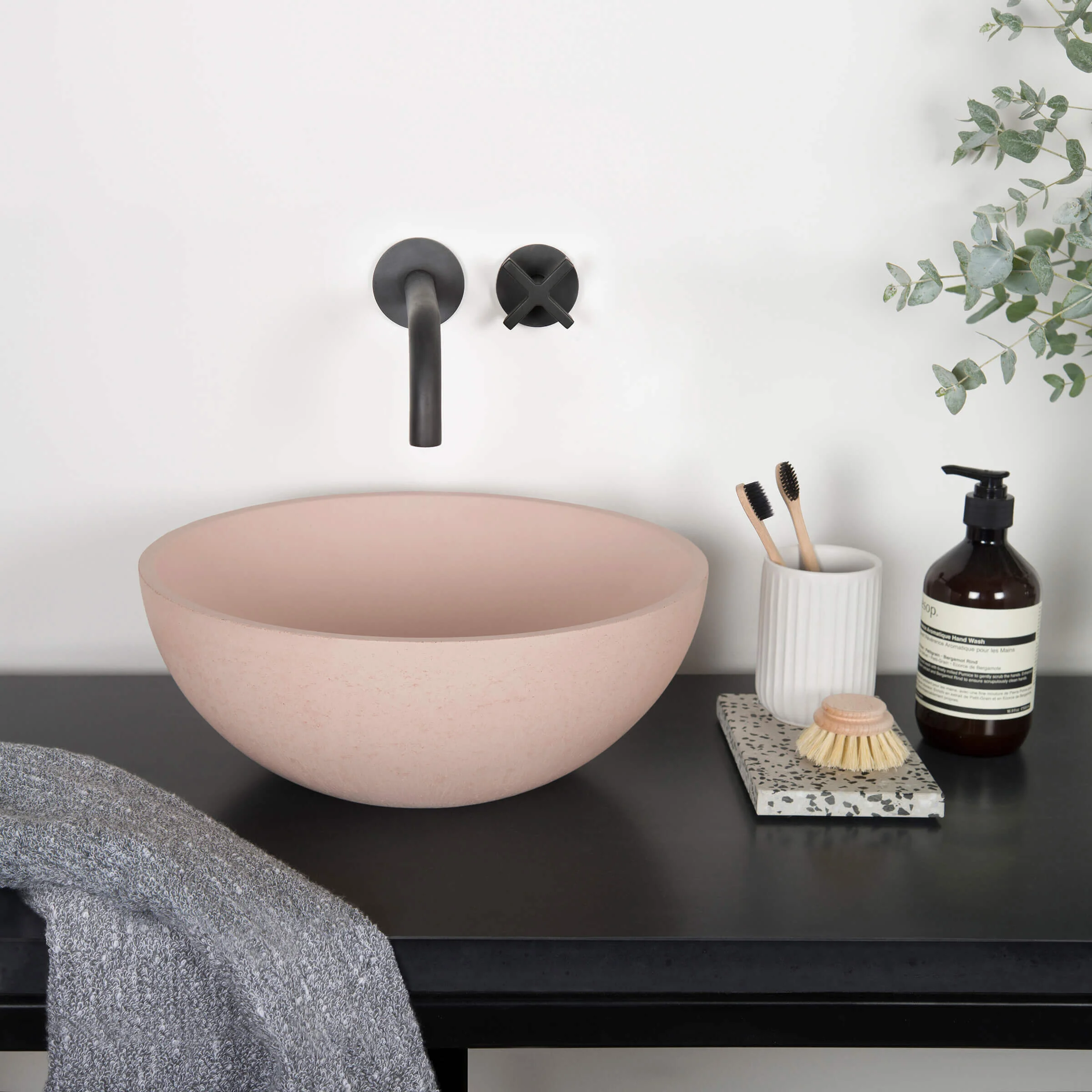 Rena - Countertop Vessel Sink | Kast Concrete Basins